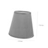 ABOOFAN 2pcs Elegant Fabric Lampshade Cover Reusable for Desk Lamp Floor Lamp Bedside Easy to Install view 2