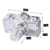 FUNOMOCYA Ceramic Camera Ornament Silver Nordic Style Decorative for Home Office Bedroom Unique Chic Table Adornment Photography Lovers view 4