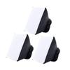 CAXUSD Portable Softbox Flash Diffuser 3-Piece Set for DSLR Cameras Soft Light Box Cover Mount view 1
