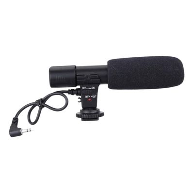 CAXUSD External Microphone for DSLR Cameras Camcorders Phones Lightweight Interview Mic with Pickup Distance Angle Compatible for Vlogging Filmmaking