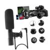 CAXUSD External Microphone for DSLR Cameras Camcorders Phones Lightweight Interview Mic with Pickup Distance Angle Compatible for Vlogging Filmmaking view 4