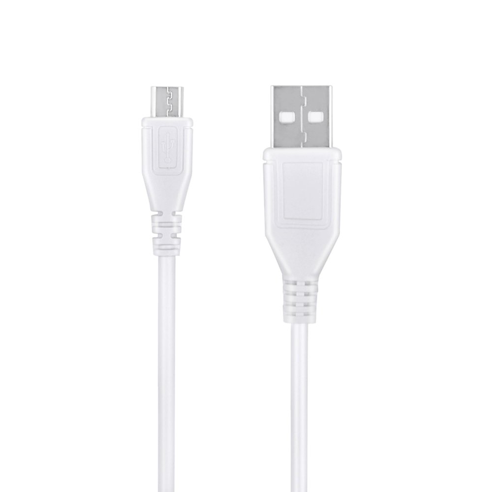 FITE ON 5ft White Micro USB Cable Compatible with Motorola Atrix 2 ATRIX 4G ATRIX HD Cell Phone