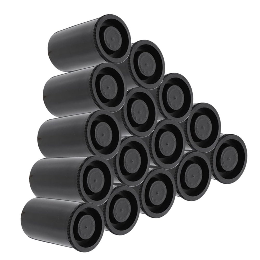 CAXUSD 50pcs Empty Film Canisters Caps Camera Film Canisters Case for Storage