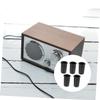 FELTECHELECTR 5pcs Subwoofer Sound Guide Tube Speaker Port Tube Bass Reflex Plastic Speaker Pilot Replacement Reflex view 3