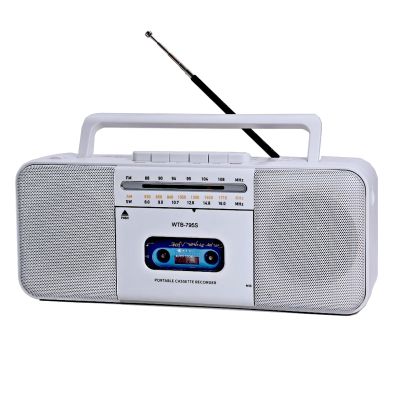 Cassette Tape Player Recorder Boombox with Bluetooth, AM/FM/SW Radio, Record to Cassette/USB/SD, Premium 10W Sound, AC/DC Powered, Portable Cassette Player