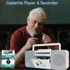 Cassette Tape Player Recorder Boombox with Bluetooth, AM/FM/SW Radio, Record to Cassette/USB/SD, Premium 10W Sound, AC/DC Powered, Portable Cassette Player view 3
