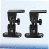 CAXUSD 2pcs Speaker Wall Mount Bracket Zinc Alloy Strong Capacity Universal Surround Sound Holder St view 4