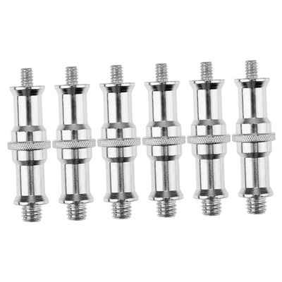 KONTONTY 6pcs Tripod Screw Converter to Threaded Screw Adapters Spigot Studs for Light Stand
