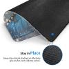 Mouses Pad Blue Butterfly Mouses mat with Non-Slip Rubber Computer Keyboard Mat for Wireless Mouses Gaming Desk Pad for Home 10 x 12in view 3