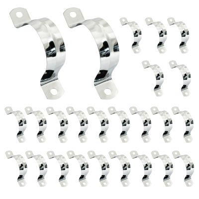 Moicstiy 25 Pack, 1-1/2 Inch (40mm) M40 Rigid Pipe Strap
