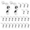 Moicstiy 25 Pack, 1-1/2 Inch (40mm) M40 Rigid Pipe Strap view 1