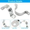 Moicstiy 25 Pack, 1-1/2 Inch (40mm) M40 Rigid Pipe Strap view 2