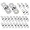 Moicstiy 25 Pack, 1/4 Inch (5mm) M5 Rigid Pipe Strap, Stainless Steel view 1