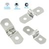 Moicstiy 25 Pack, 1/4 Inch (5mm) M5 Rigid Pipe Strap, Stainless Steel view 4