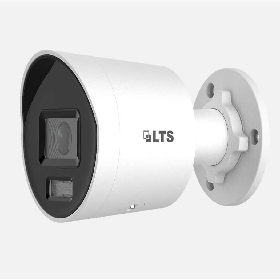 LTCMIP8C42WI-28MDA, Platinum, IP, 4 MP, Mini Bullet, 2.8mm, True WDR, Built-in Microphone, DC 12V/PoE, Color 24/7, MD 2.0 - Human and Vehicle Detection, Hybrid Illumination