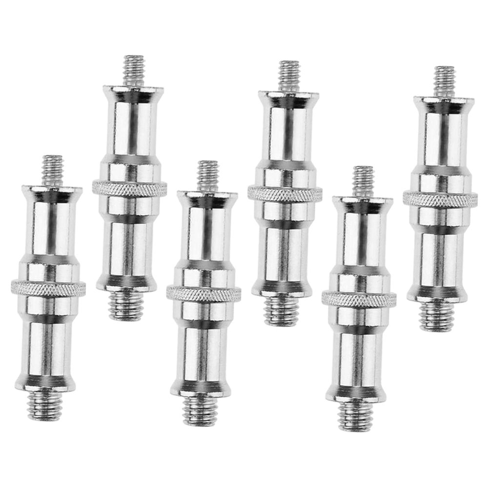 Yardenfun 6pcs Screw Adapter for Flash Light Stands and Easy to Install Professional Spigot Studs for Camera Accessories Compatible Tripods and Monopods