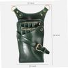 FOYTOKI Capacity Barber Comb Organizer Professional Hair Tools Storage Bag for Hairdressers Cowhide Scissor Holder for Easy Access and Convenience view 2