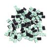 Yardenfun 100pcs Adhesive Cable Clips Black Wire Holder for Organized Cables Easy to Install Clamp for Smooth Surfaces Durable Management view 1
