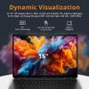 HP Spectre x360 16" 3K+ 2-in-1 Touch Laptop, Intel i7-13700H, 16GB RAM, 2.16TB Storage(2TB SSD+160GB Docking Station Set), Backit Keyboard, Fingerprint Reader, Stylus Pen & Sleeve, Win 11, Black view 4