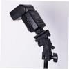 KICHOUSE Camera Flash Bracket with Pitch Angle Lightweight Stand for DSLR and Speedlight Mount for Umbrella and Accessories Versatile Photography Tool view 2