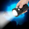 YLHHWVY QX3 400LM LED Flashlight COB Underwater Dive Fill Light Torch (Black) view 2