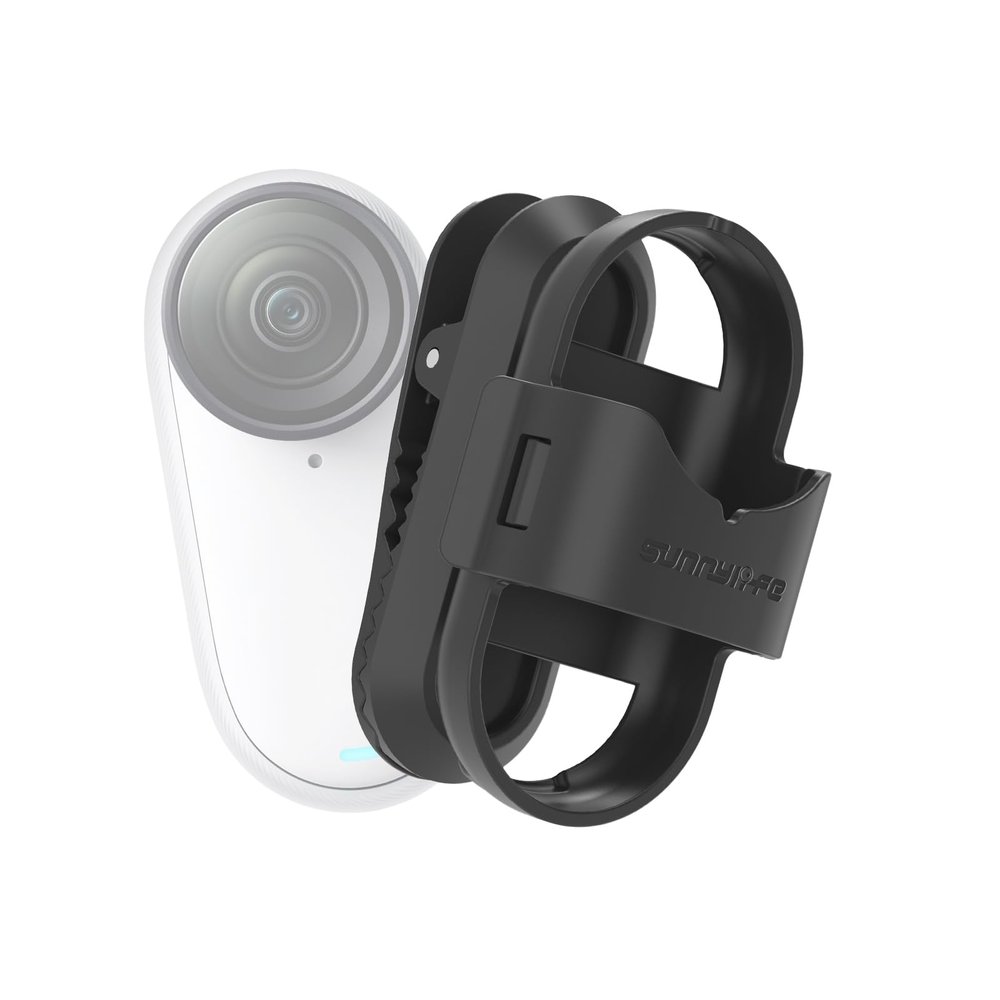 Kimyoaee Go 3s Clip Mount for Insta360 3/3s Action Camera Accessories 360 Rotation Hat Backpack Strap Cap Easy Clamp Adapter