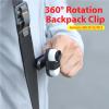 Kimyoaee Go 3s Clip Mount for Insta360 3/3s Action Camera Accessories 360 Rotation Hat Backpack Strap Cap Easy Clamp Adapter view 2