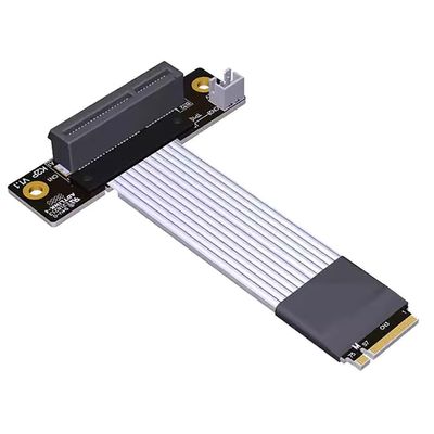 JMT ADT-K42DP PCIE 4.0 x4 to M.2 Extension Cable gen4 64G/BPS Compatible with M.2 NVMe SSD 2230 2242 2260 2280 (K42DP 25CM)