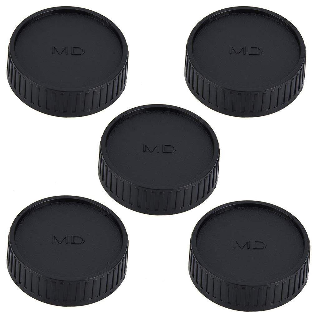 35mm Film Protector 12113 5 Pcs Plastic Back Protective Cover Fit for Seagull MD Mount Camera Lens