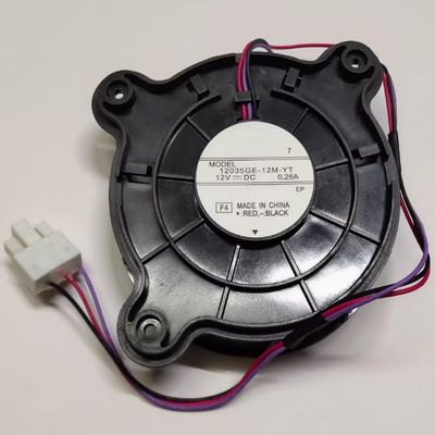 12035GE-12M-YT 12V 0.26A 3-Wire Inverter Refrigerator Freezer Fan