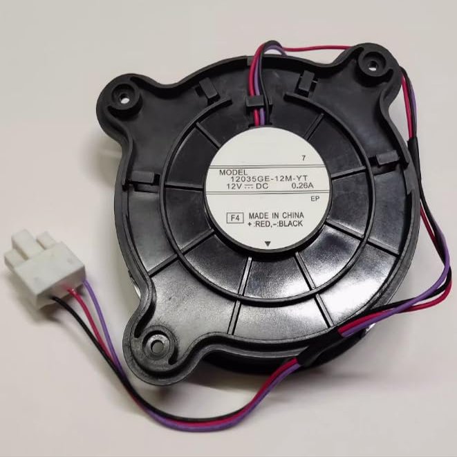 12035GE-12M-YT 12V 0.26A 3-Wire Inverter Refrigerator Freezer Fan
