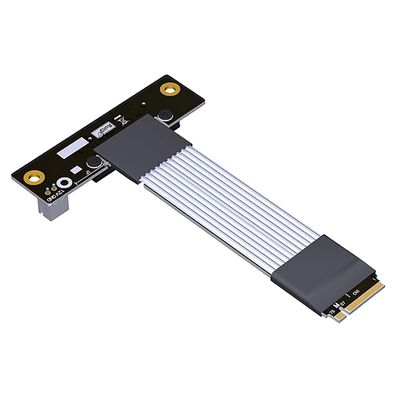 JMT ADT-K42SP PCIE 4.0 x4 to M.2 Extension Cable gen4 64G/BPS Compatible with M.2 NVMe SSD 2230 2242 2260 2280 (K42SP 25CM)