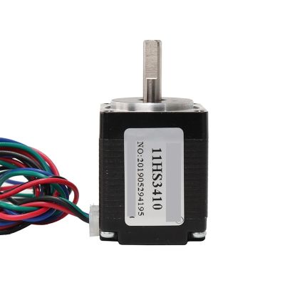 11HS2810 3410 4010 5010 Hybrid Stepper Motor 28x34mm Two Phases 4 Wires 1.8 Degrees 1Pcs(11HS2810 X1PCS)