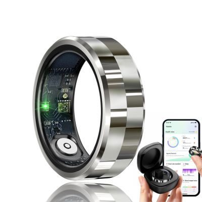 viohead Smart Ring for Men Women, Sleep Tracking Wearable, Heart Rate, Fitness Tracker, Step Blood Oxygen Blood Pressure Tracker,Calorie Tracking, Shake to Take Photos (Sliver, #10)