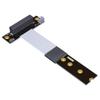 JMT ADT-K42DP PCIE 4.0 x4 to M.2 Extension Cable gen4 64G/BPS Compatible with M.2 NVMe SSD 2230 2242 2260 2280 (K42DP-TU 15CM) view 1