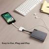 2Pack Dual Lightning iPhone Splitter & Charge Dongle Adapter,[Apple MFi Certified]4 in 1 Audio+Charge+Call+Volume Control Headphones Audio Adapter Compatible with iPhone14/13/12/11/XS/XR/8/7 iPad/iPod view 3