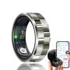 viohead Smart Ring for Men Women, Sleep Tracking Wearable, Heart Rate, Fitness Tracker, Step Blood Oxygen Blood Pressure Tracker,Calorie Tracking, Shake to Take Photos (Sliver, #8) view 1
