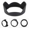 10-18mm Lens Hood Lens 10x10x4 EW-73C Portable Plastic Camera Lens Hood for EF S 10-18mm F4.5-5.6 is view 2