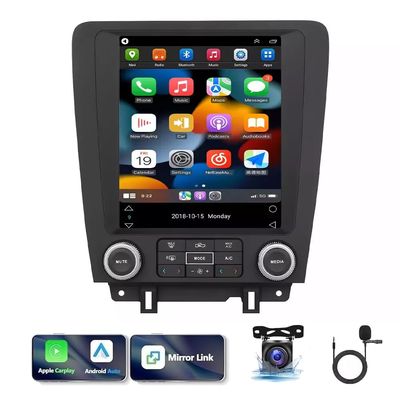 9.7 Android 13 Car Stereo Radio for Ford Mustang 2010 2011 2012 2013 2014,4+64G,Touch Double Din Radio Stereo Car with Wireless Carplay/Android Auto GPS Navigation BT WiFi Camera MIC