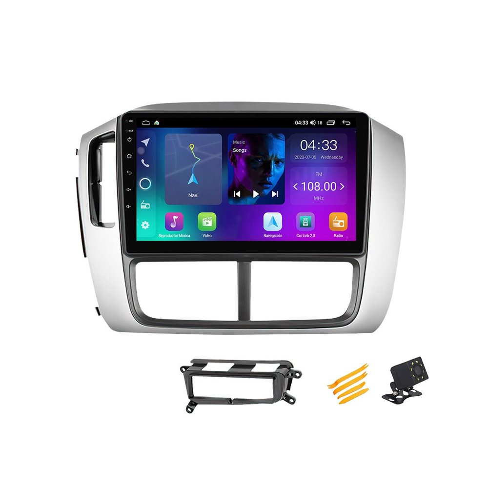 EsaSam Android 13 Car Stereo QLED Display Compatible with Honda Pilot 1 2005-2008 Touch Screen 9 Inch Car Radio with Car Play Bluetooth Navigation Android Car Radio FM RDS SWC,4 Core NF2 2G+32G