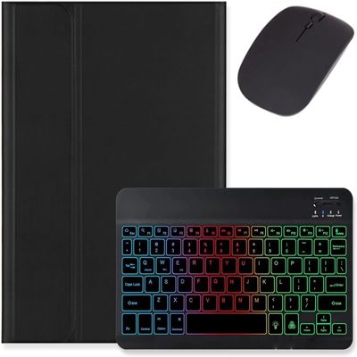 Aidashine Keyboard Case for iPad Pro 11 Inch (M4) 2024, Backlit Detachable Wireless Keyboard Case with Pencil Holder,Black