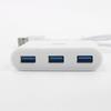 FELTECHELECTR Port USB Hub with Power Supply for Laptop Pc USB Expander for Rapid Data Transfer Compatible with Windows view 3
