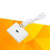 FELTECHELECTR Port USB Hub with Power Supply for Laptop Pc USB Expander for Rapid Data Transfer Compatible with Windows view 4