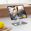 Tablet Stand - Adjustable Portable Desk Holder, Carbon Steel Travel Tablet Stand | Folding Monitor Riser, Folding Tablet Holder, Tablet Display Stand for Tablets, Computers Up to 12.9 Inches view 3