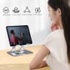 Tablet Stand - Adjustable Portable Desk Holder, Carbon Steel Travel Tablet Stand | Folding Monitor Riser, Folding Tablet Holder, Tablet Display Stand for Tablets, Computers Up to 12.9 Inches view 4