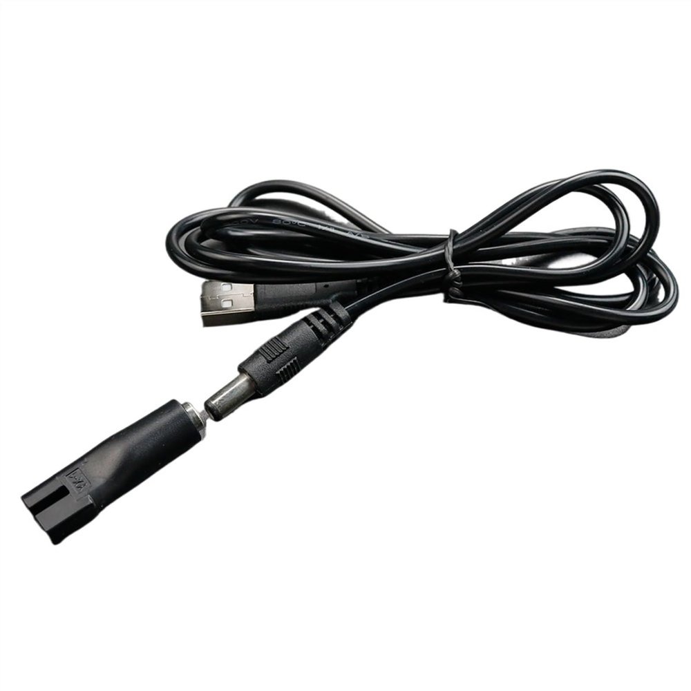 1 Set DC Power 5.5 x 2.1mm Male to C8 Tail Female Adapter Connector Cable Conversion(3/8inch)