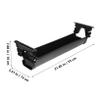 CAXUSD Cable Management Under Desk Tray Narrow Shelf for Desk Cord Holders Cute view 2