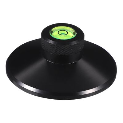 Mikikit 1pc Metal Turntable Stabilizer Clamp Vinyl Record Weight Disc for Phonograph Cd Player and Record Player Accessories
