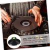 Mikikit 1pc Metal Turntable Stabilizer Clamp Vinyl Record Weight Disc for Phonograph Cd Player and Record Player Accessories view 3