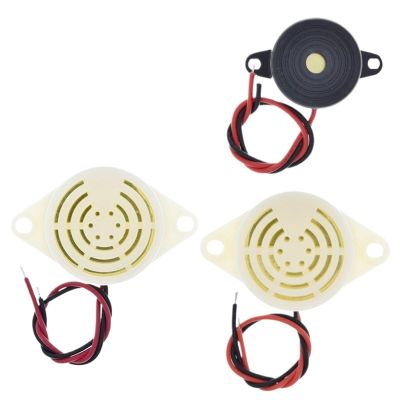 2PCS 95DB Alarm High-Decibel DC 3-24V 12V Electronic Buzzer Beep Alarm Intermittent Continuous Beep Car Van SFM-27(SFM-20B)